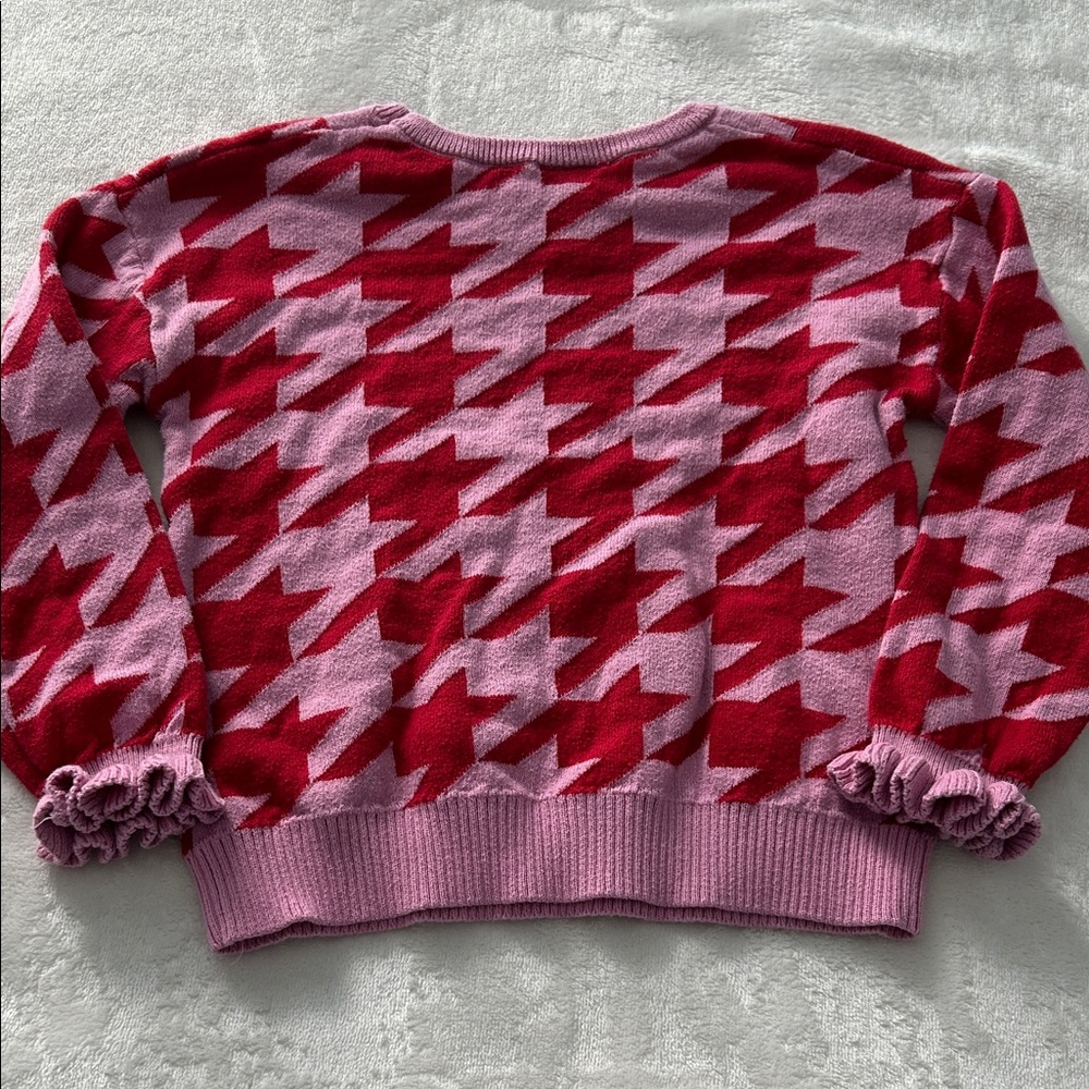 Disney Minnie Mouse Pink and Red Kids Sweater - Picture 7 of 7
